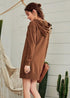 Boho Hooded Mini Dress Tina