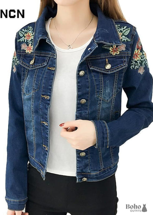 Boho Jean Jacket