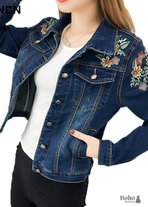 Boho Jean Jacket