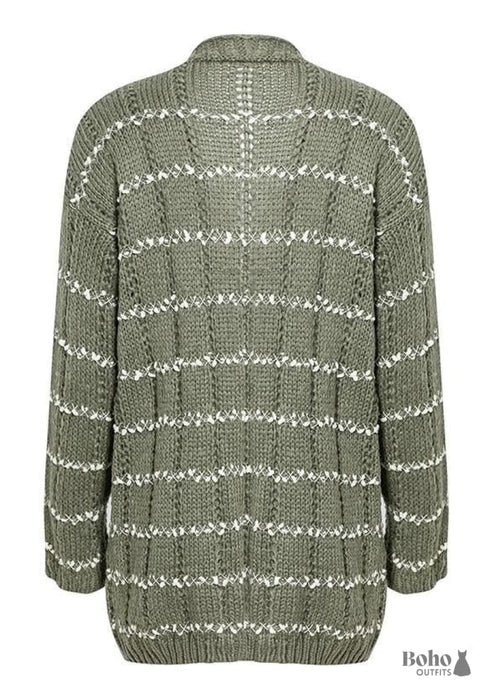 Gillet con efecto de punto bohemio