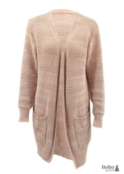 Chaleco de punto bohemio