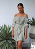 Boho Loose Collar Ruffled Dress Claire