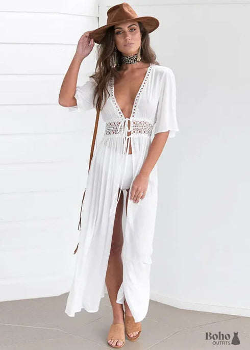 Boho Midi Dress Asteria