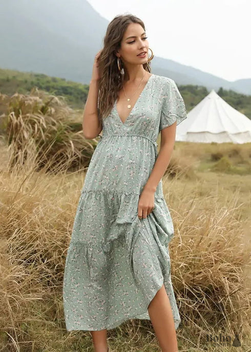 Boho Midi Dress Beth