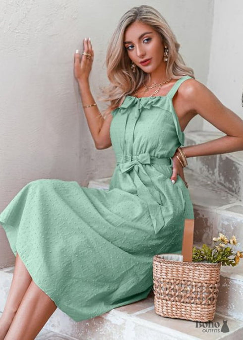 Boho Midi Dress Laura