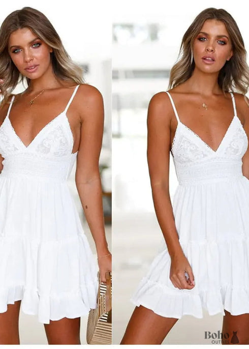 Boho Mini Dress Luccia