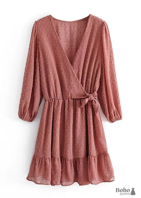 Boho Mini Dress Shilin