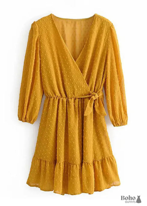 Boho Mini Dress Shilin