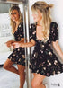 Boho Mini Floral Dress Jen