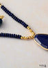 Boho Necklace, 2 Layers Lapis