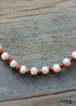 Collar Boho, Gargantilla Nudo de Perla