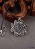 Boho Necklace, Mandala Amulet Lotus