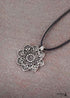 Boho Necklace, Mandala Amulet Lotus