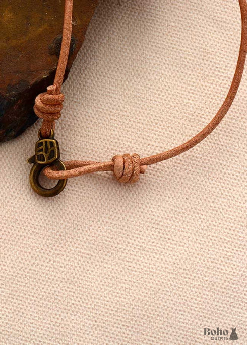 Collar Boho, Turquesas Piritas