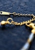 Boho Necklace, Seed Bead Choker, Brown Crystal Pearl