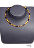 Collar bohemio, gargantilla de cuentas de tila, color de la vida