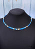 Collar bohemio, gargantilla de cuentas de tila, color de la vida