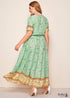 Vestido largo Adriana estilo bohemio de talla grande para mujer
