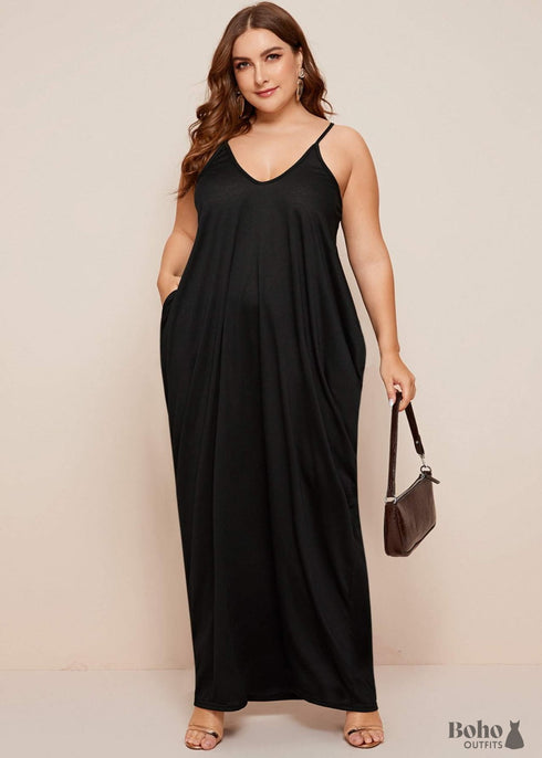 Boho Plus Size Alexi Maxi Dress For Women