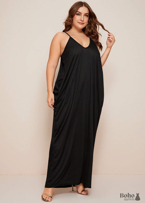 Boho Plus Size Alexi Maxi Dress For Women