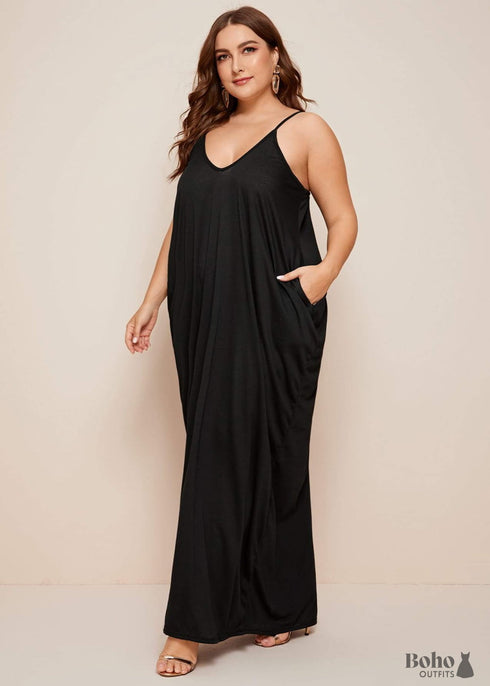 Boho Plus Size Alexi Maxi Dress For Women