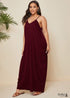 Boho Plus Size Alexi Maxi Dress - Wine For Women