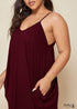 Boho Plus Size Alexi Maxi Dress - Wine For Women