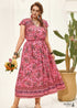 Boho Plus Size Alexus Maxi Dress For Women