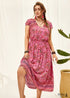 Boho Plus Size Alexus Maxi Dress For Women