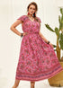 Boho Plus Size Alexus Maxi Dress For Women