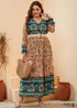 Boho Plus Size Alira Maxi Dress For Women