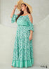Boho Plus Size Ariellah Maxi Dress For Women