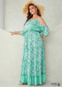 Boho Plus Size Ariellah Maxi Dress For Women