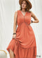 Boho Plus Size Aveline Maxi Dress - Coral For Women