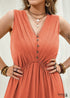 Boho Plus Size Aveline Maxi Dress - Coral For Women