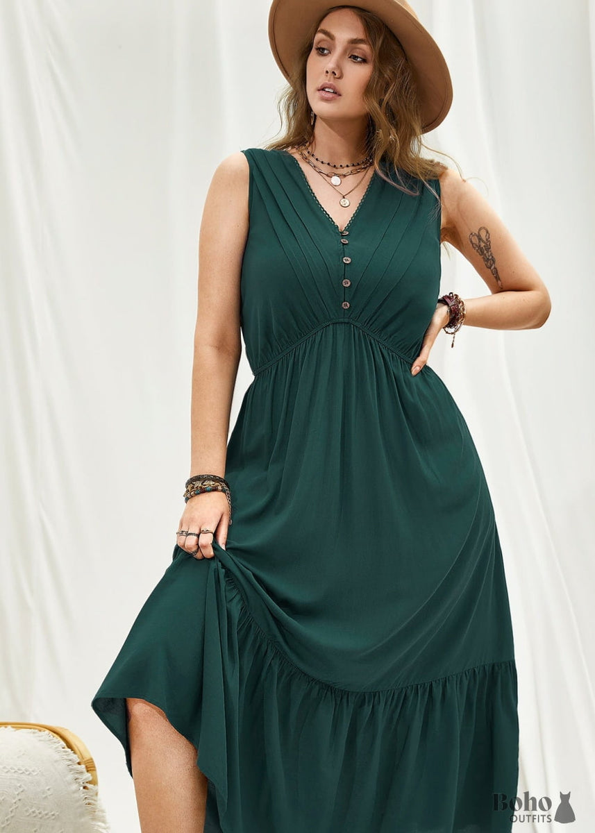 aveline maxi dress Boho Plus Size Aveline Maxi Dress For Women