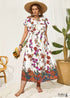 Boho Plus Size Clemons Maxi Dress For Women