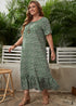 Boho Plus Size Dylan Maxi Dress For Women