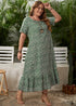 Boho Plus Size Dylan Maxi Dress For Women