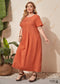 Boho Plus Size Emory Maxi Dress For Women