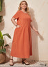 Boho Plus Size Emory Maxi Dress For Women