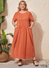 Boho Plus Size Emory Maxi Dress For Women