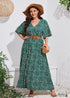 Boho Plus Size Gia Maxi Dress For Women