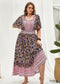 Boho Plus Size Harlee Maxi Dress For Women