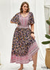 Boho Plus Size Harlee Maxi Dress For Women