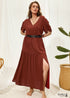 Boho Plus Size Ita Maxi Dress For Women