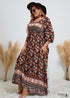 Boho Plus Size Ivana Maxi Dress For Women