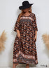 Boho Plus Size Ivana Maxi Dress For Women