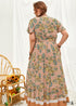 Boho Plus Size Jordan Maxi Dress For Women