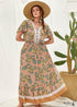 Boho Plus Size Jordan Maxi Dress For Women